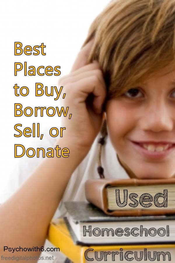 The Best Places to Buy, Borrow, Sell, or Donate Used Homeschool Curriculum - Psychowith6