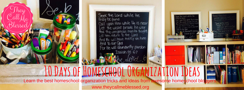 10 Days of Homeschool Organization