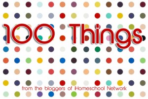 100 Things Homeschool Link-up; the best homeschool tips online