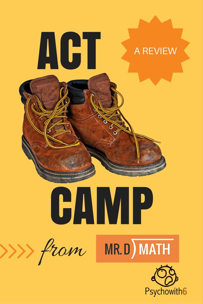 ACT Math Boot Camp from MrD Math: a Review