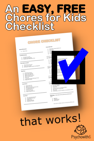 An Easy, Free Chores for Kids Checklist That Works