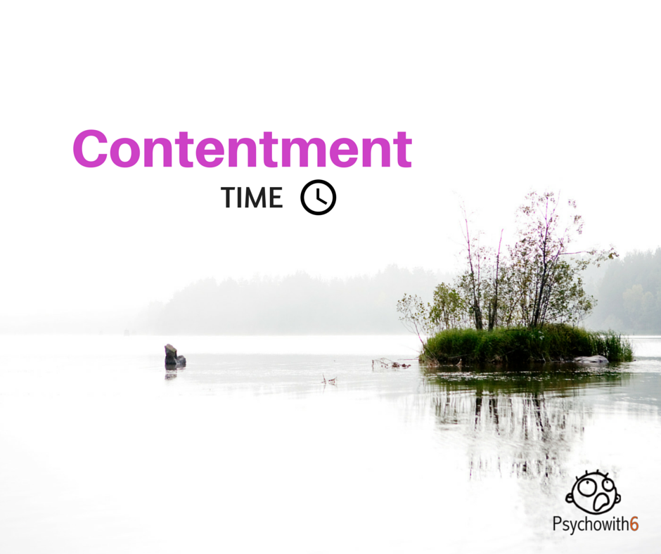 Contentment with time