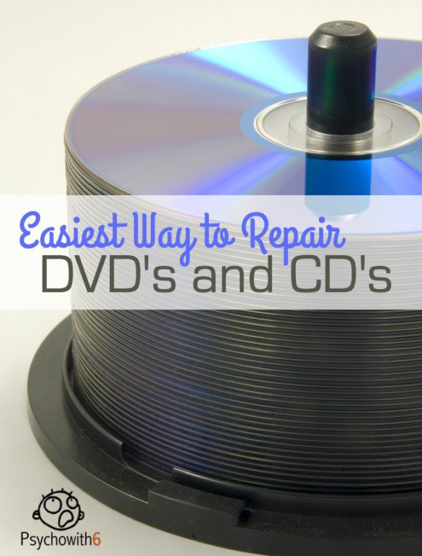 Easiest Way to Repair DVDs and CDs