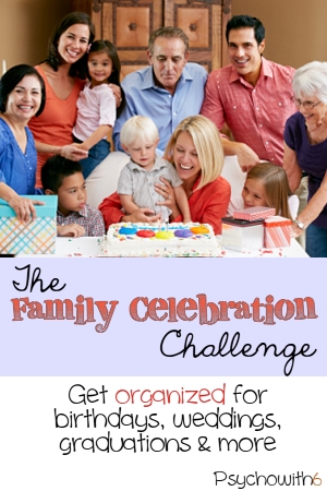 The Family Celebrations Challenge: Week 18