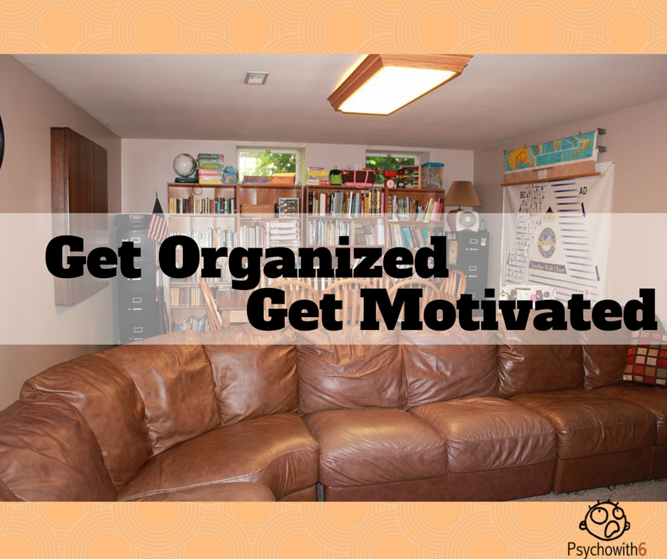 Get Organized, Get Motivated to Homeschool. Start with your space!