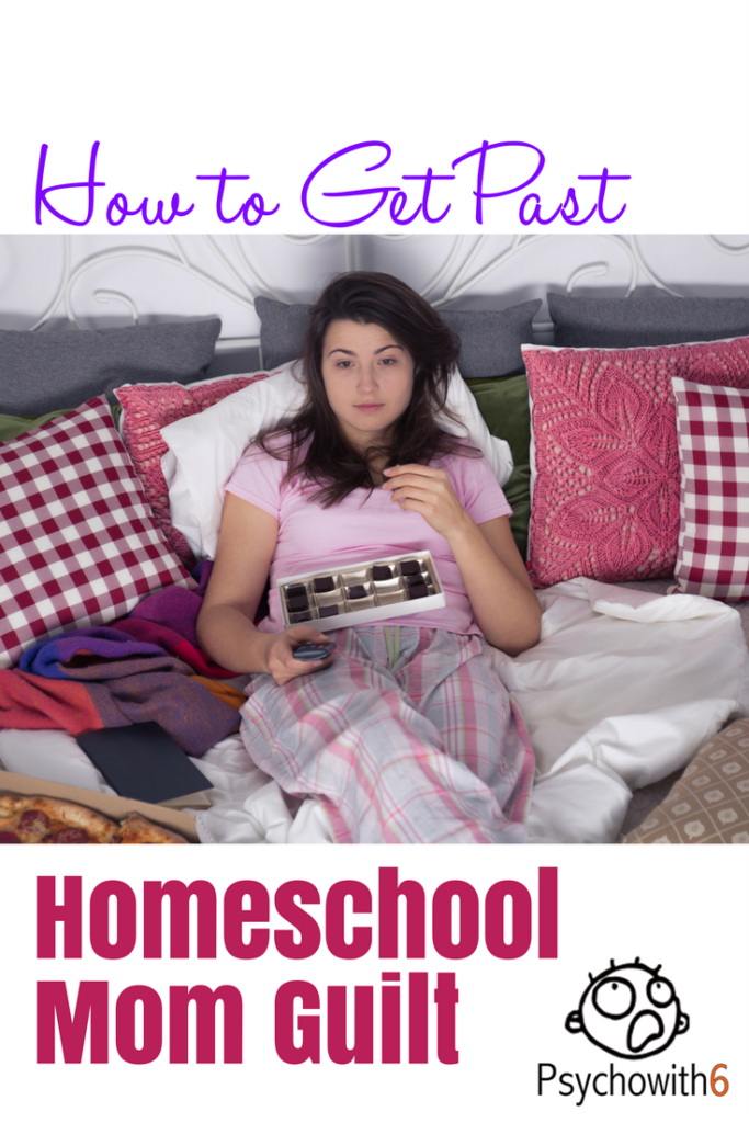 How to get past homeschool mom guilt #momguilt