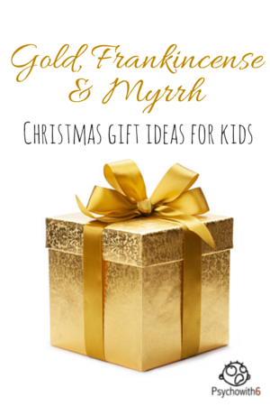 Gold, Frankincense, Myrrh - three biblical gifts in modern