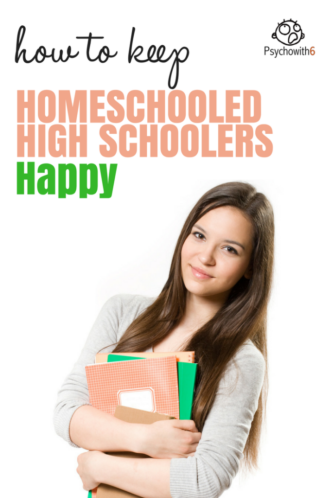 How to Keep Your Homeschooled High Schooler Happy