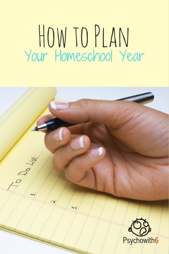 How to Plan Your Homeschool Year