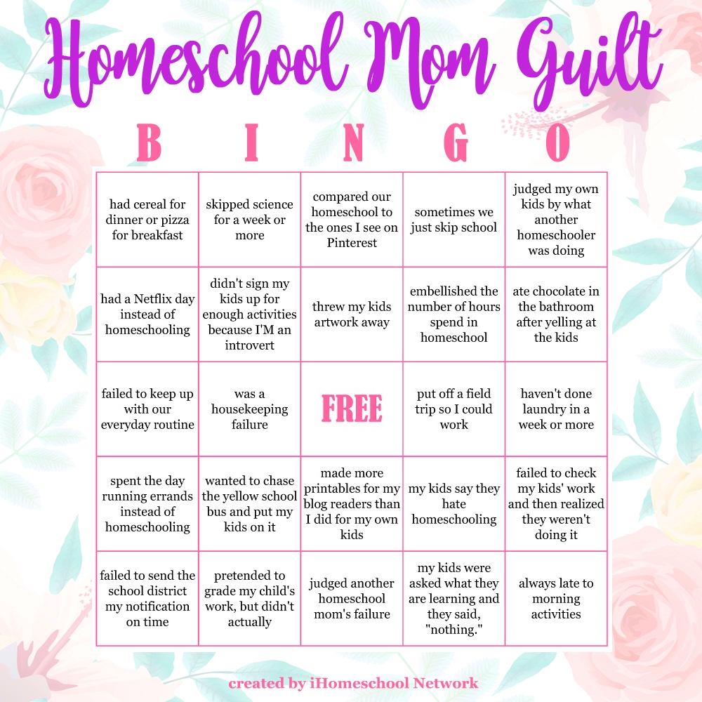 Homeschool Mom guilt