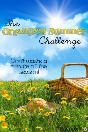 Squeeze every precious moment from this summer by getting organized. Part of the 52-Week Organized Homeschool Challenge