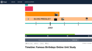 Prezi timeline project