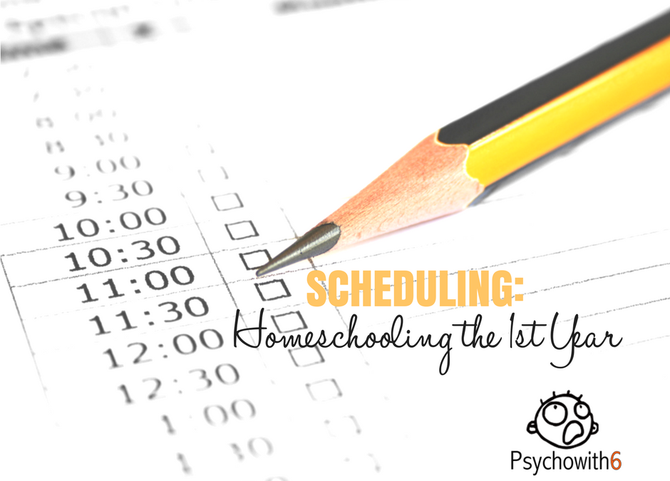 Scheduling: Homeschooling, the First Year