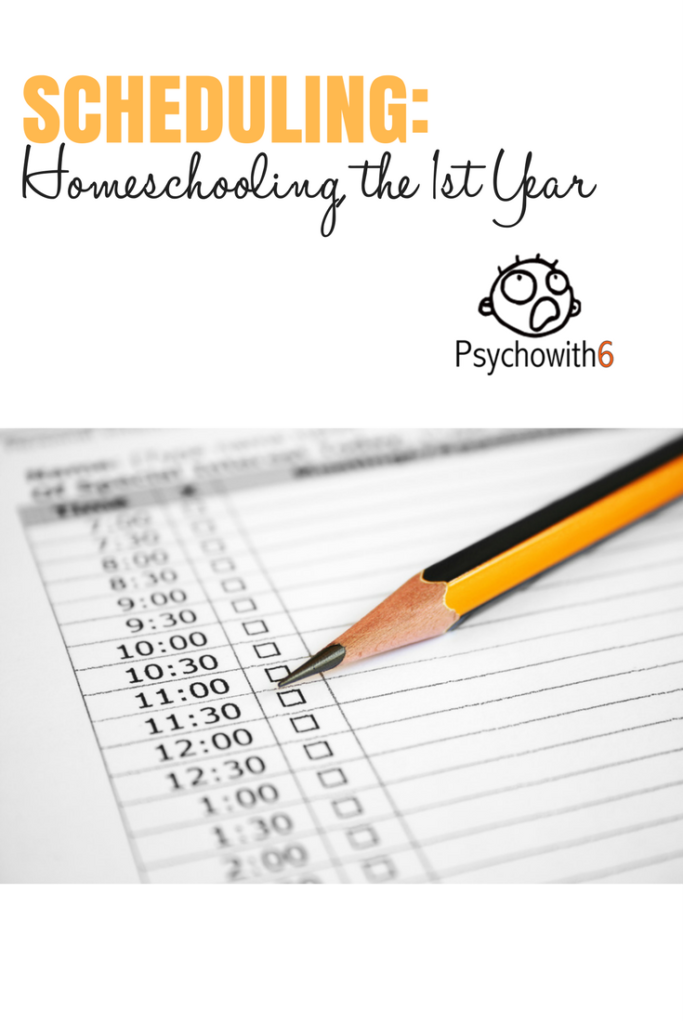 Scheduling for First Year Homeschoolers #homeschooling #scheduling #newhomeschoolers