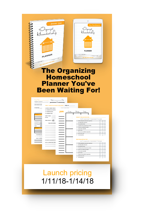 The Organized Homeschool Life Planner Launch Pricing