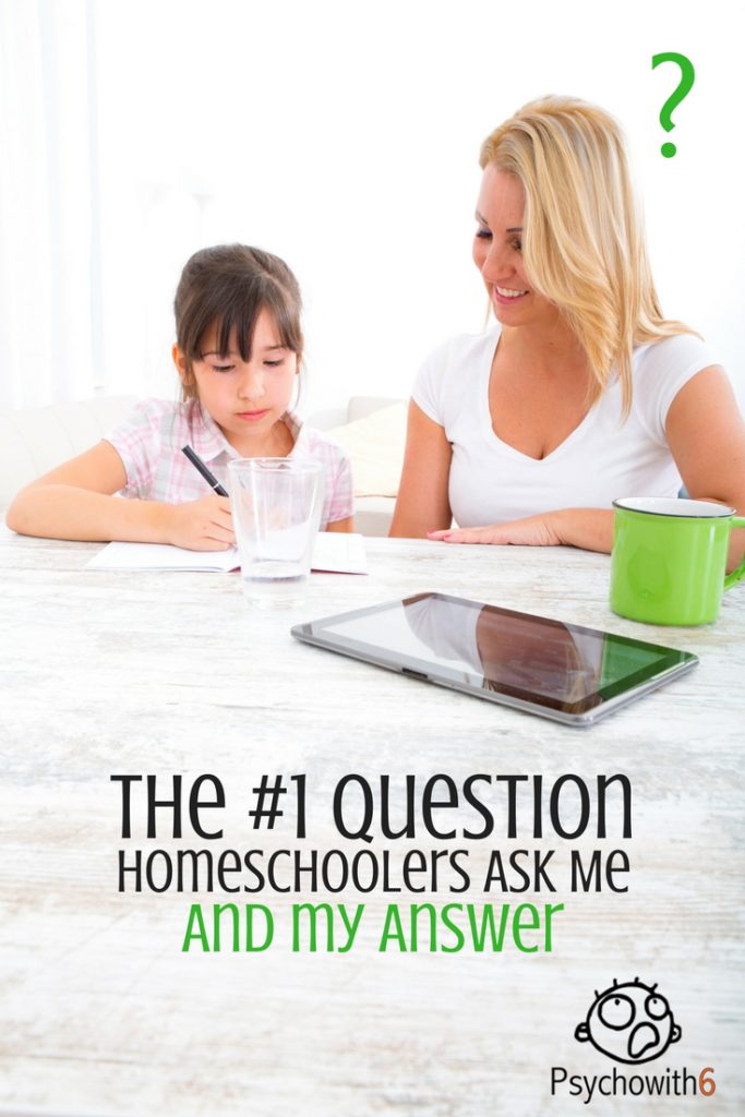 The #1 Question Homeschoolers Ask Me