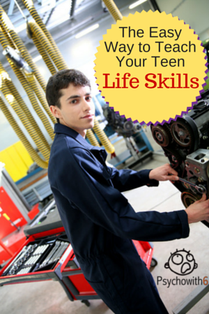 The Easy Way to Teach Your Teen Life Skills like auto repair and home maintenance. This is the perfect program for homeschoolers and parents who would like their kids to be more responsible.