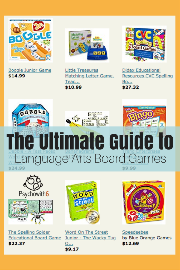 The Ultimate Guide to Language Arts Board Games