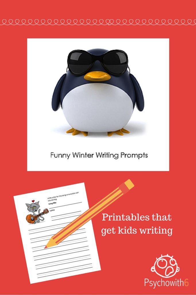 Free Funny Winter Writing Prompts