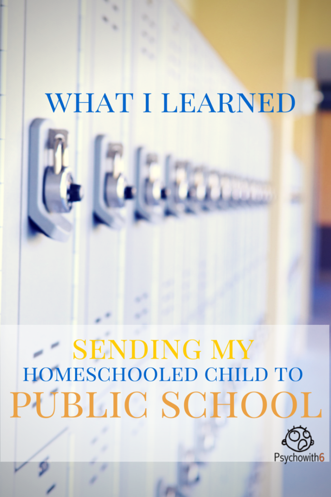 What I learned sending my homeschooled child to public school.