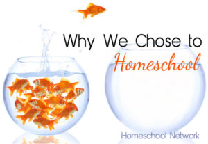 Why We Chose to Homeschool