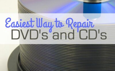 Easiest Way to Repair DVDs and CDs