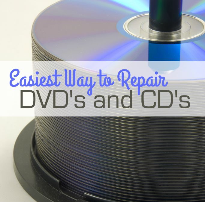 Easiest Way to Repair DVDs and CDs