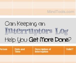Can an Interrupters Log Help You Get More Done?